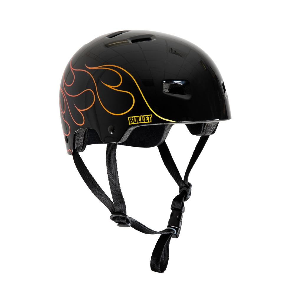 Bullet Graphic Helmet T35 Flame Youth 49-54cm