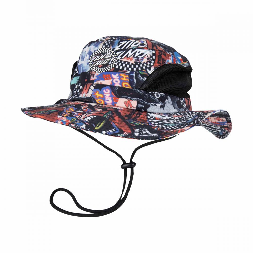 Santa Cruz Hat Collage Boonie Hat