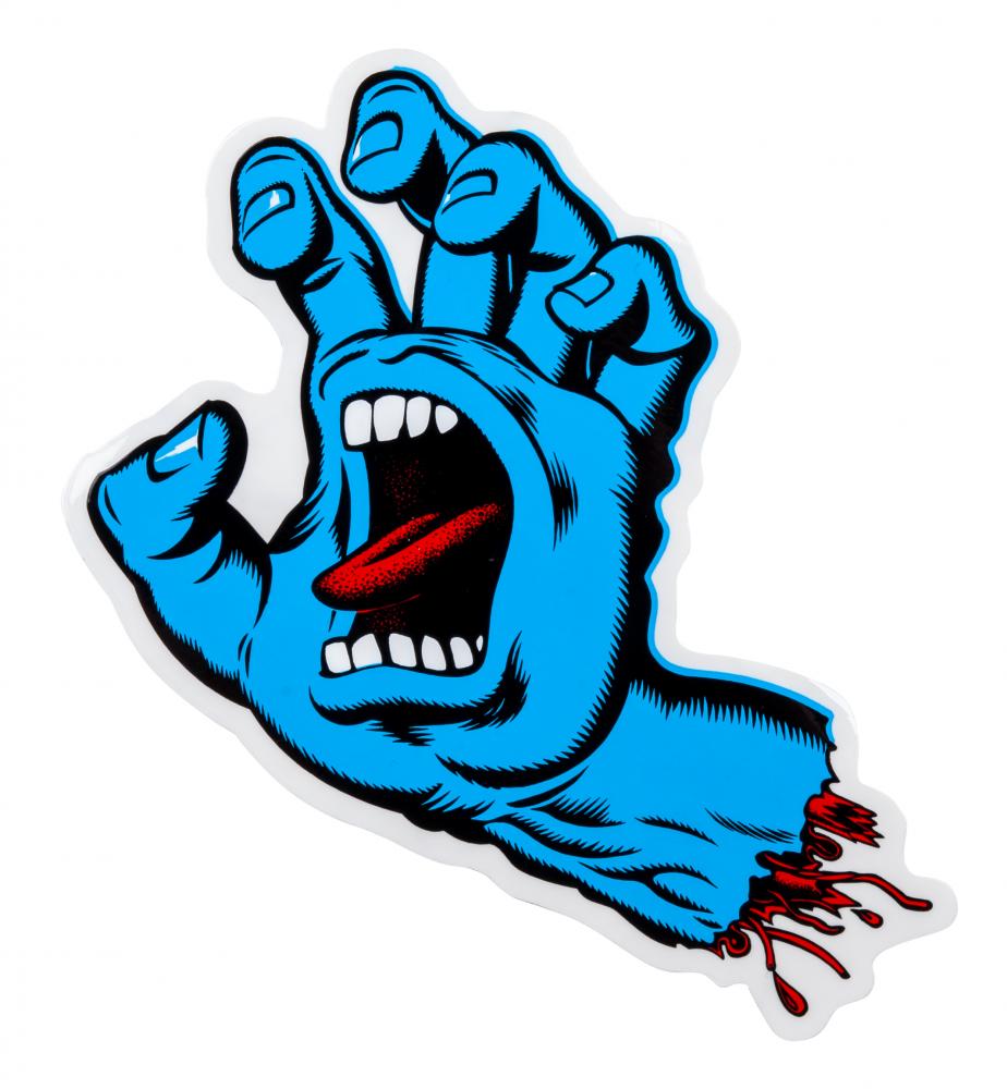 Santa Cruz Stickers Screaming Hand Sticker 10Pk