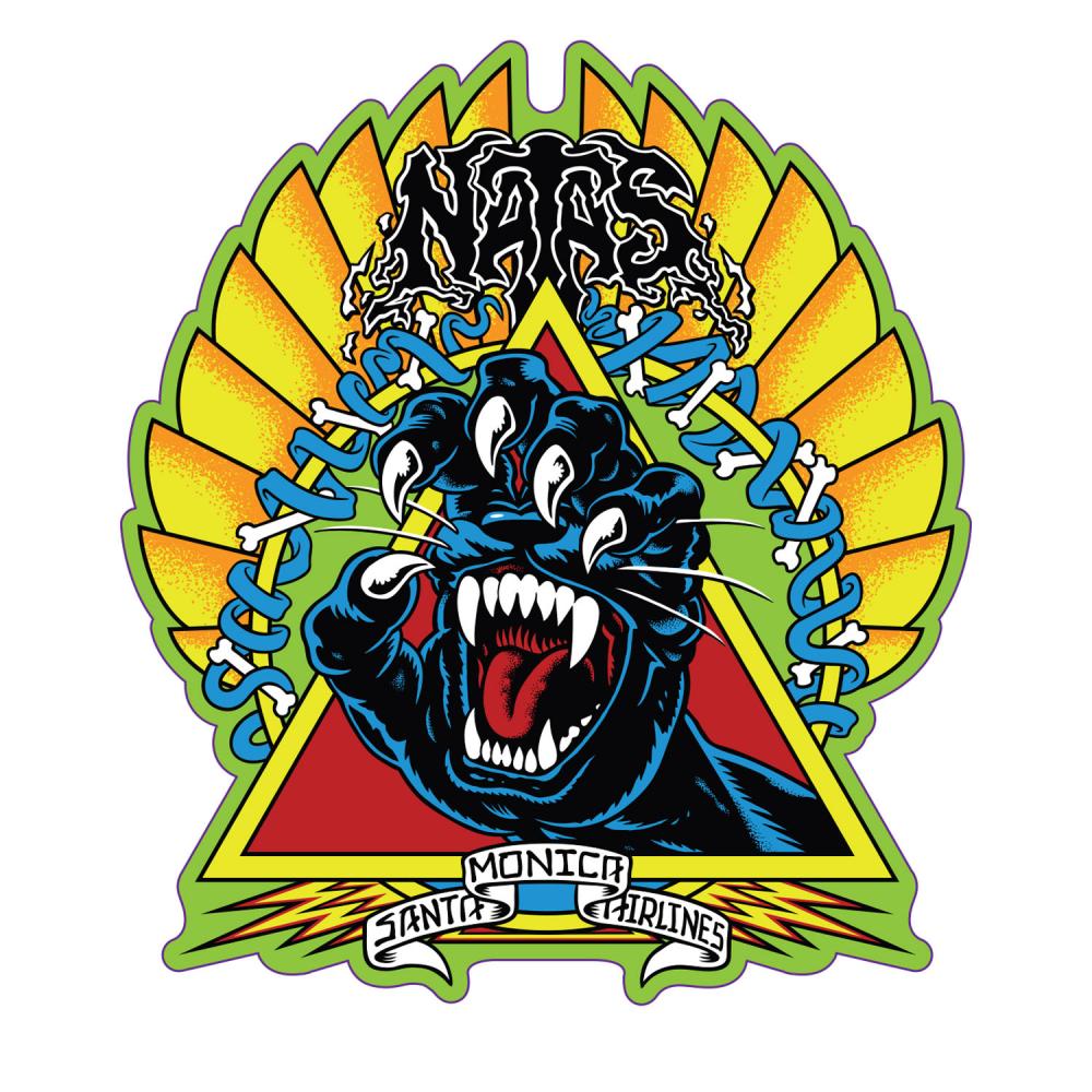 Santa Cruz Stickers Natas Screaming Panther