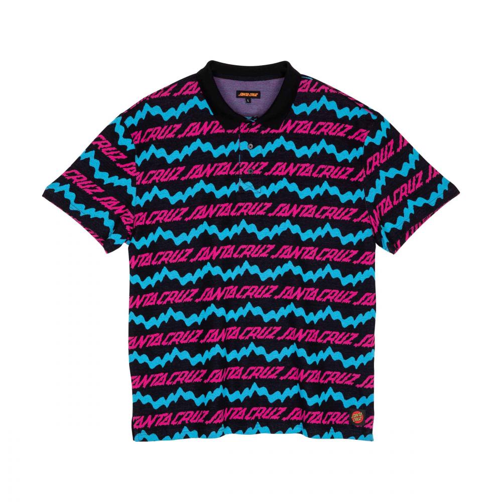 Santa Cruz SS Polo Slime Drip Polo