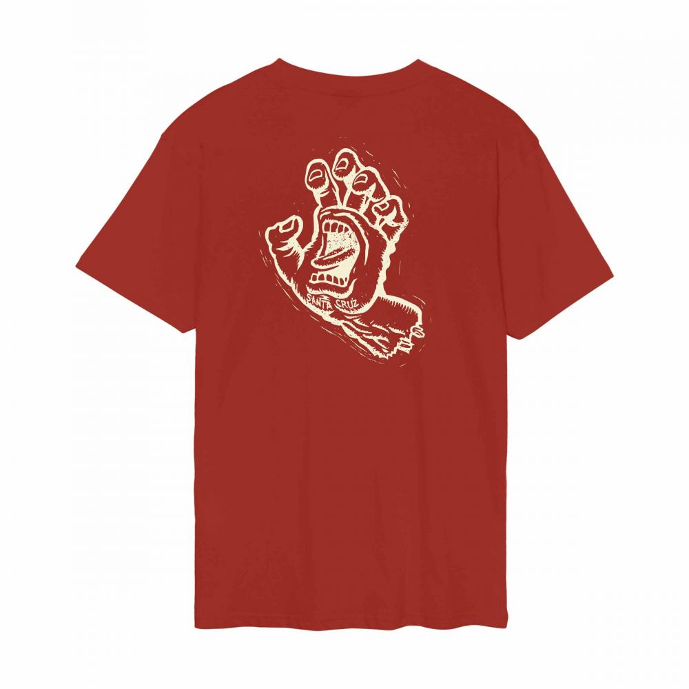 Santa Cruz T-Shirt Stamped Screaming Hand T-Shirt