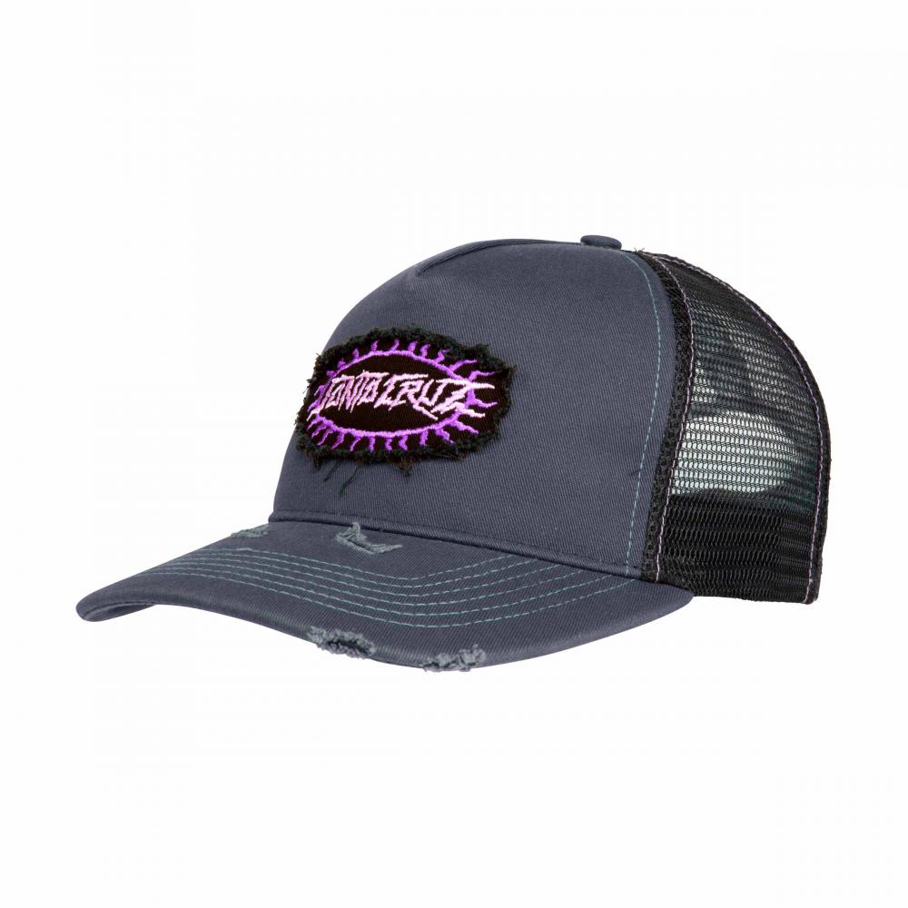 Santa Cruz Womens Cap Acid Oval Dot Front Meshback