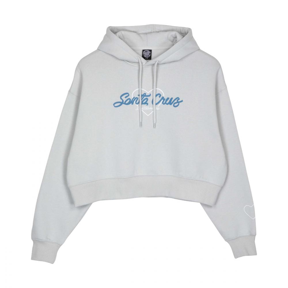 Santa Cruz Womens Hood Love Script Front Hood