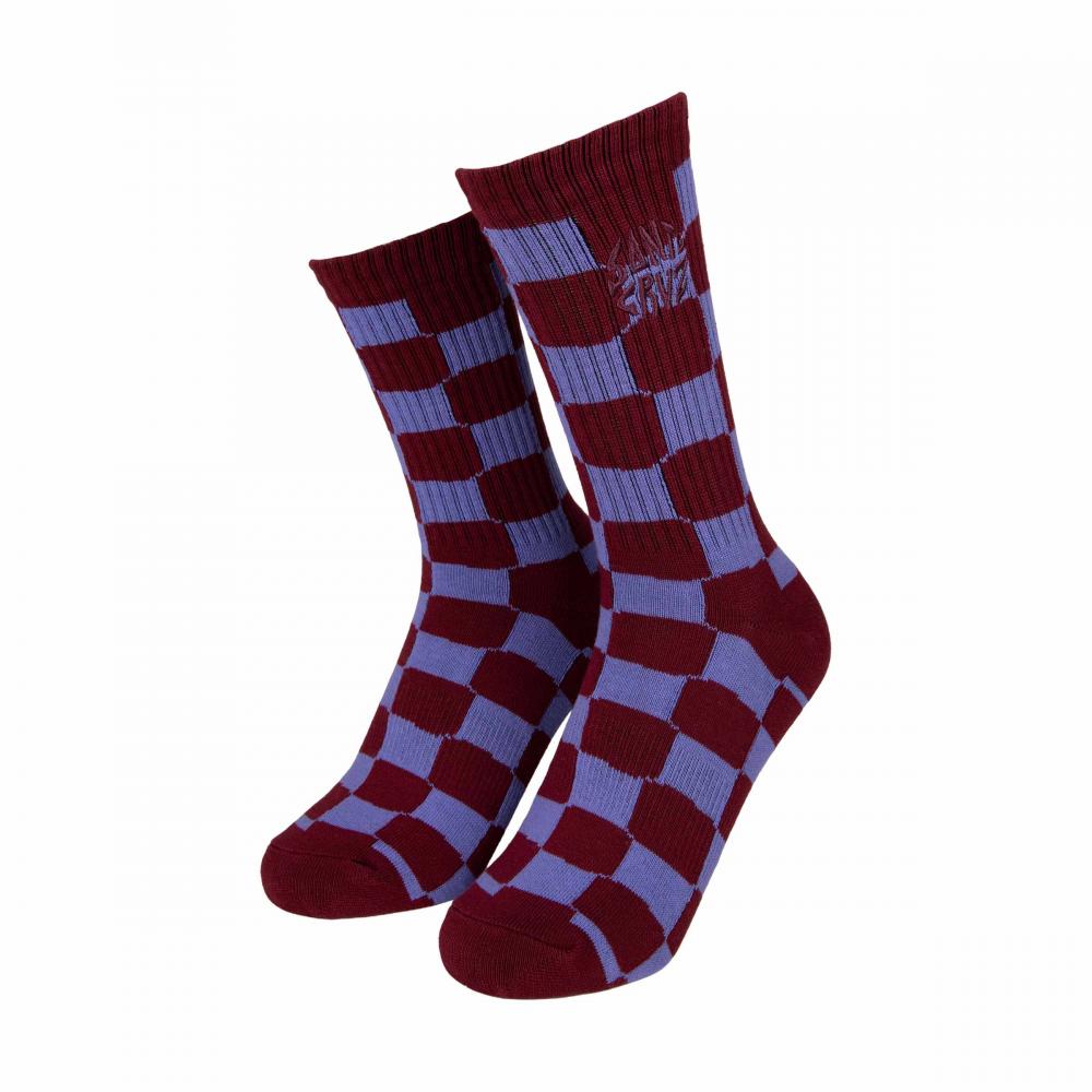 Santa Cruz Womens Socks Daze Check Socks
