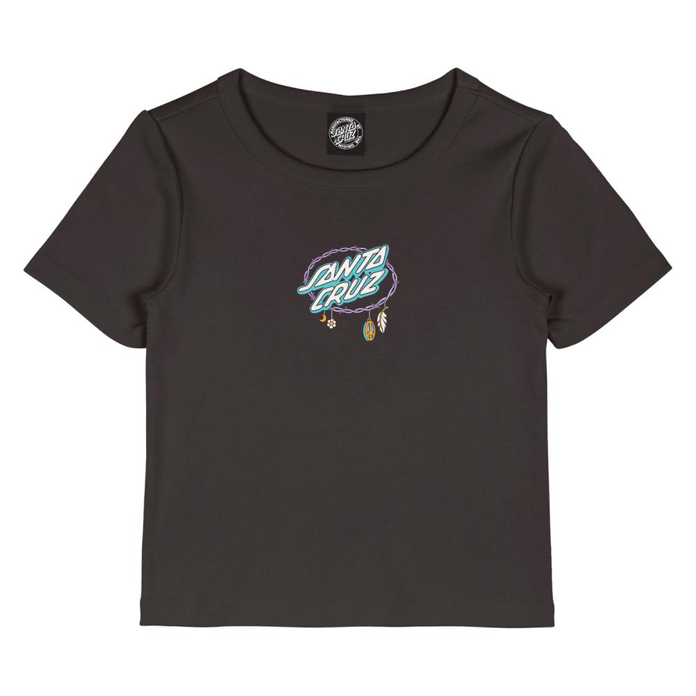 Santa Cruz Womens T-Shirt Barbed Oval Dot Front T-Shirt