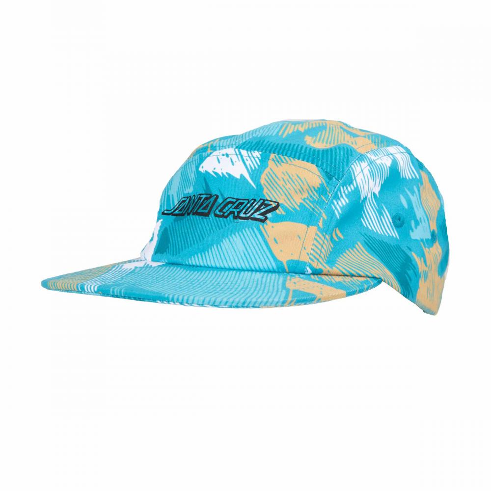 Santa Cruz Youth Cap Youth Stamped Strip Camper Cap