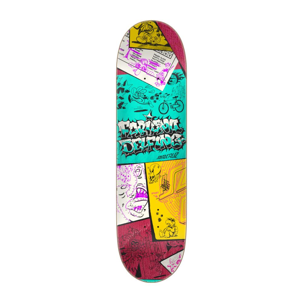 Santa Cruz Pro Deck Delfino Scribble FeelBase Pro