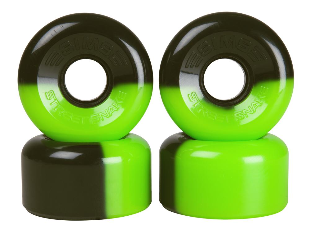 Sims Quad Wheels Street Snakes 2tone 78a