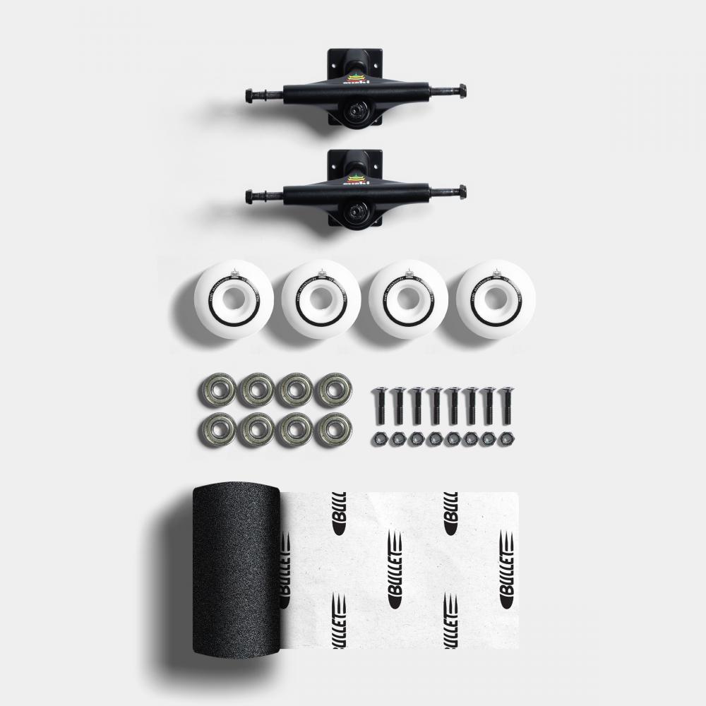 Sushi Truck Undercarriage Set 5.25 Black - Abec 3 - 52mm