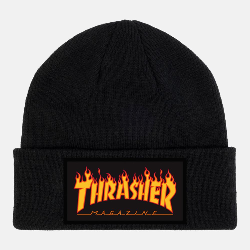 Thrasher Beanie Flame Patch