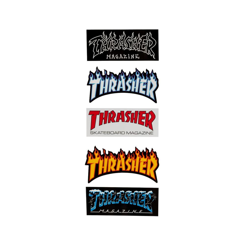 Thrasher Stickers Assorted 5 Pack